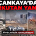 Çankaya'da korkutan yangın: Alevler yerleşim alanına yaklaşıyor