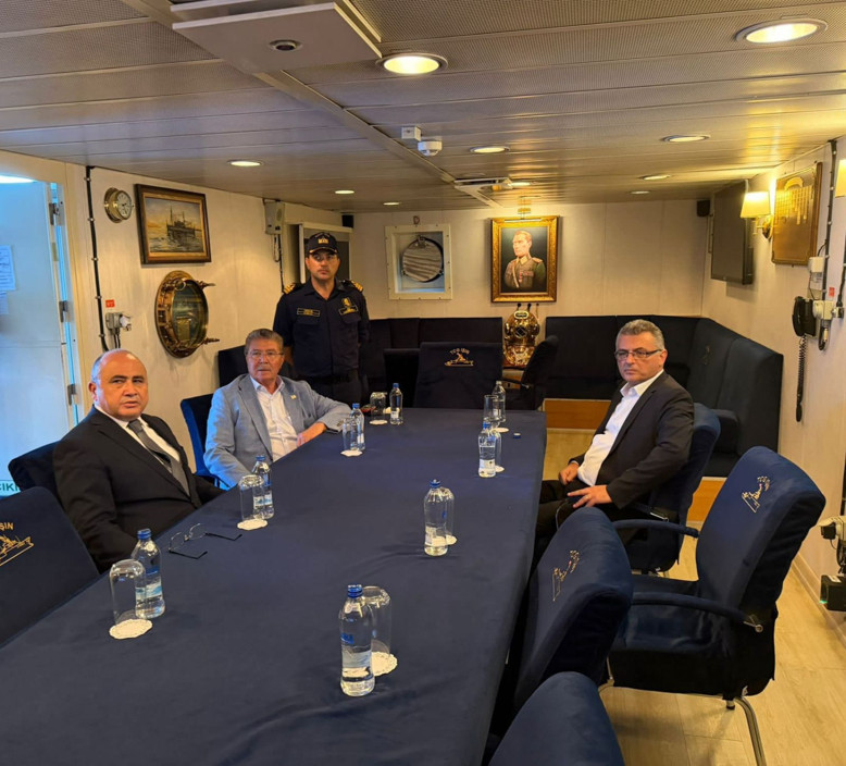 Cumhurbaşkanı Erhürman, TCG IŞIN’da arama-kurtarma çalışmalarını yerinde takip ediyor