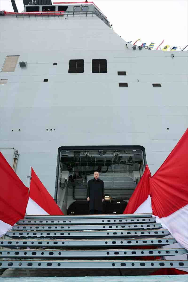 Cumhurbaşkanı Erdoğan TCG Anadolu Gemisi Teslim Töreni'nde konuştu - Resim: 19