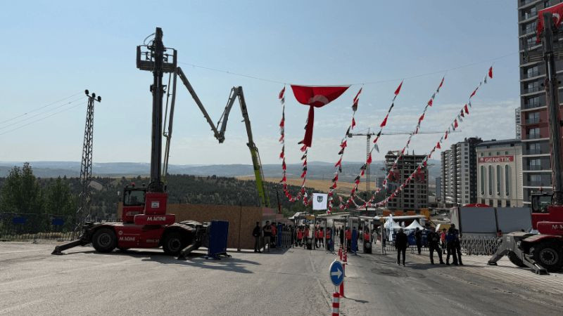 Mamak Metro Temel Atma Töreni 