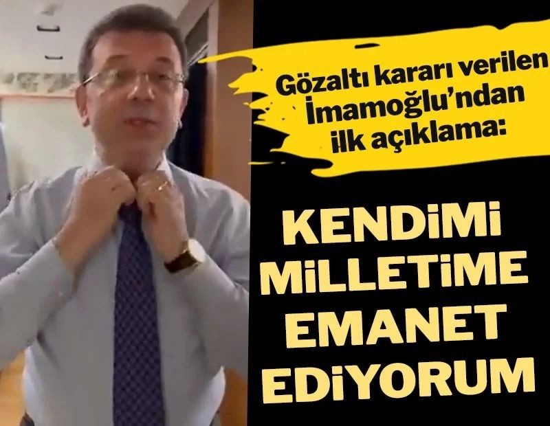 İşte Ekrem İmamoğlu yaptığı açıklama - Resim: 1