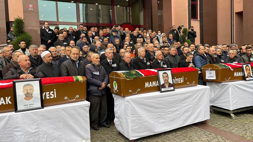 Ankara milletvekilleri belediye işçilerini son yolculuğuna uğurladı