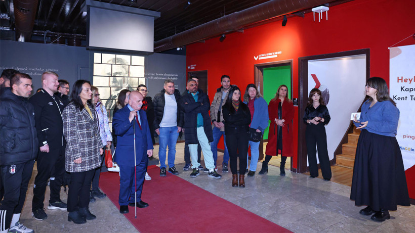 Görme Engelliler Spor Kulübü Abidin Paşa Köşkü Milli Mücadele Müzesini ziyaret etti