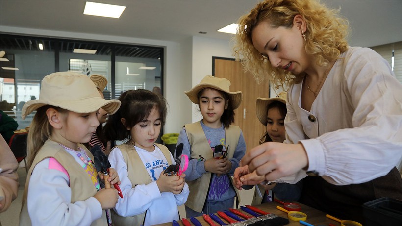 Karne festivali sona erdi: Çankaya'da çocuklar tatilde hem eğlendi hem öğrendi