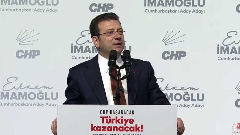 Ekrem İmamoğlu, Ankara'da konuştu: "Bu şehri parsel parsel satmaya çalıştılar ama buna en büyük cevabı Mansur Yavaş verdi "