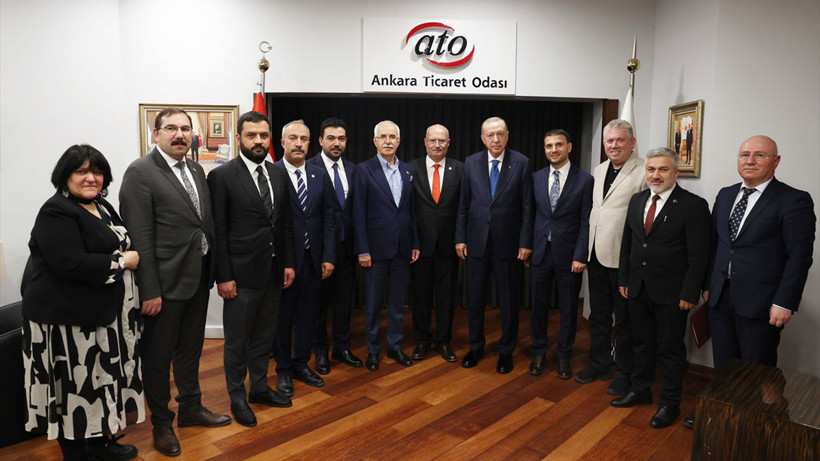 Cumhurbaşkanı Erdoğan'dan ATO'ya ziyaret