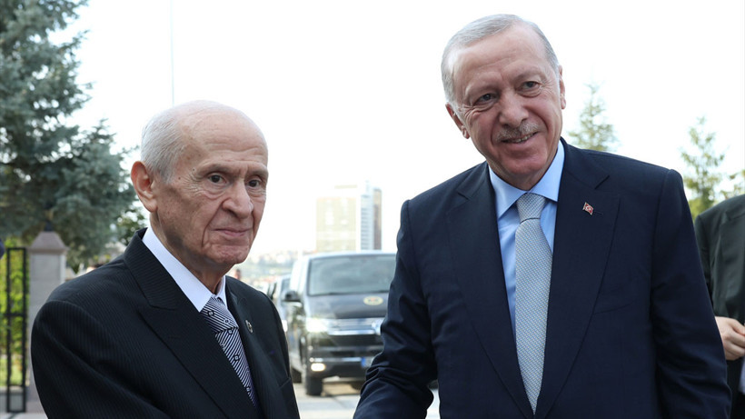 Cumhurbaşkanı Erdoğan, Devlet Bahçeli ile görüştü