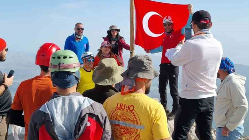 Kırşehirli 3 dağcı Anamas Dağları’na tırmandı