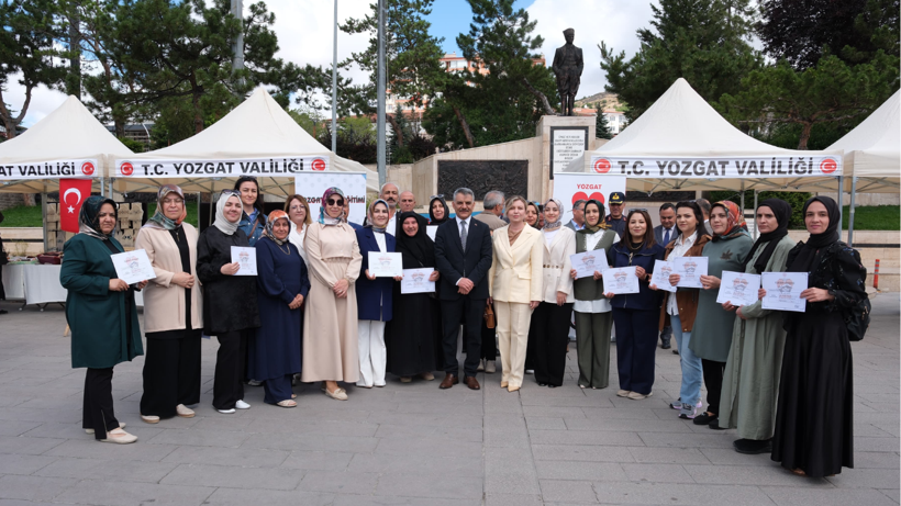 Yozgat’ta Aile Destek Merkezleri ürünlerini sergiledi