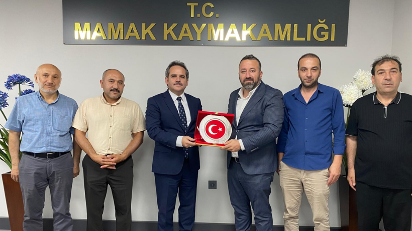 Mamak Kaymakamı Mehmet Nebi Kaya’ya hayırlı olsun ziyaretleri sürüyor