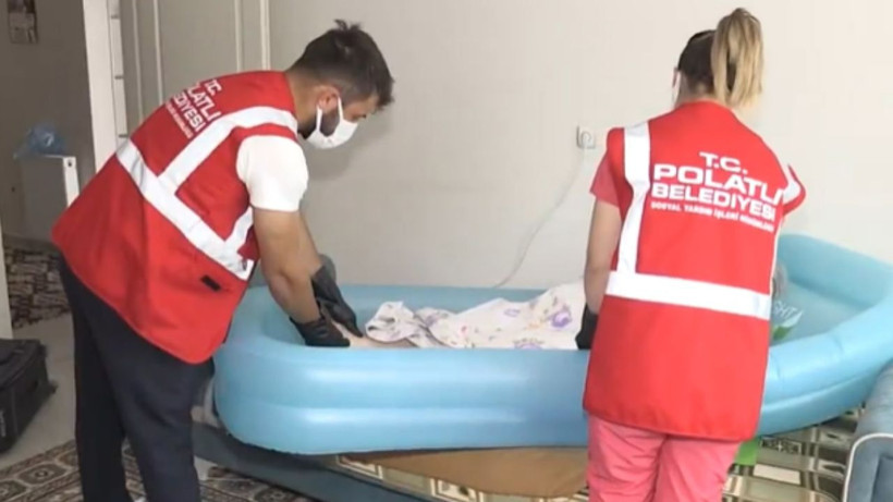 Polatlı Belediyesi, evde bakım hizmetini sürdürüyor