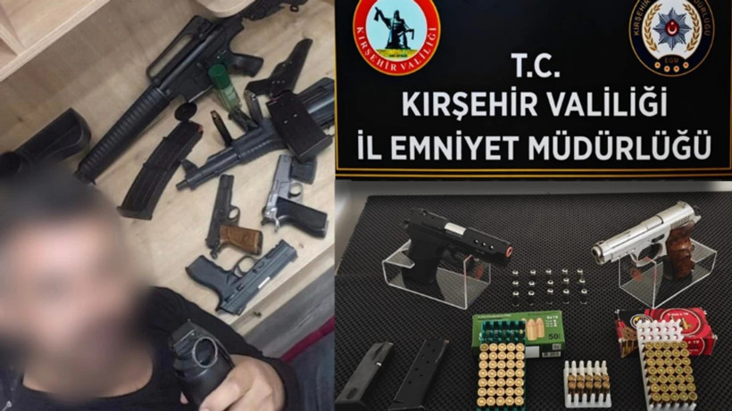 Kırşehir’de 6 adrese eş zamanlı düzenlenen operasyonda sosyal medya yayıncısı tutuklandı