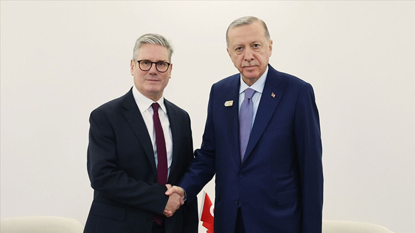 Cumhurbaşkanı Erdoğan İngiltere Başbakanı ile görüştü!