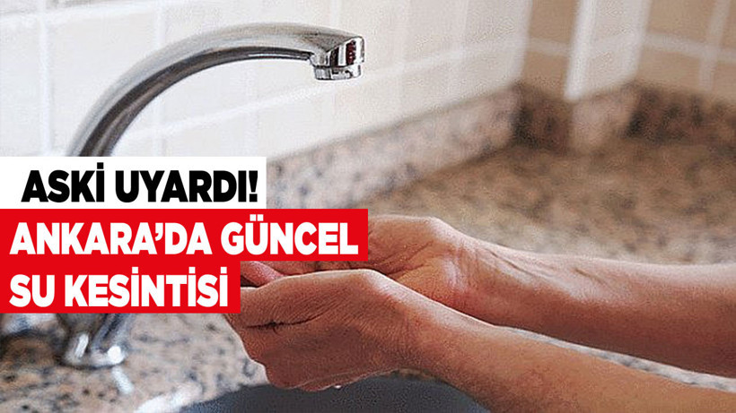 Beypazarı’nda su kesintisi: Arıza çalışması yapılacak