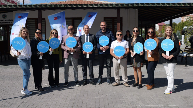 Etimesgut'ta miniklere trafik eğitimi