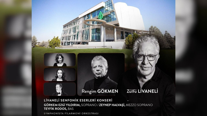 Müzikseverler Çankaya’da Livaneli’nin eserleriyle buluşuyor