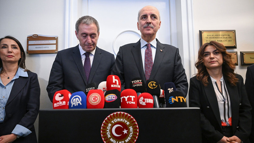 Meclis'te gündem yoğun! TBMM Başkanı Kurtulmuş'tan DEM'e ziyaret