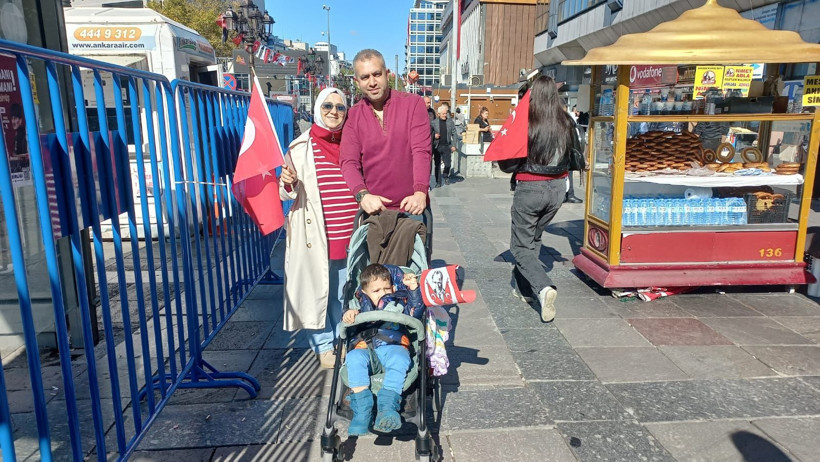 Ankara sokaklarında Cumhuriyet rüzgarı! 102. yıl kutlamalarından renkli kareler - Resim: 7