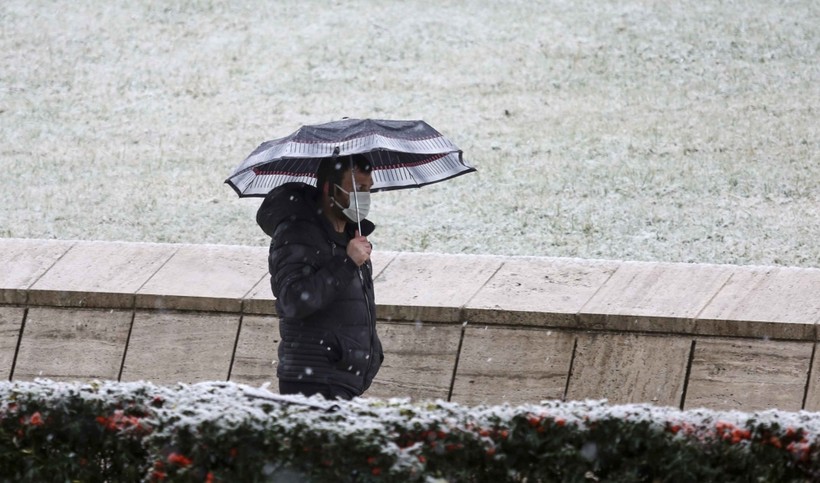 Ankara'da kar eşsiz kar manzaraları - Resim: 1