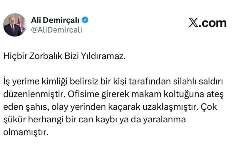 CHP'li belediye başkanının iş yerine silahlı saldırı - Resim: 3