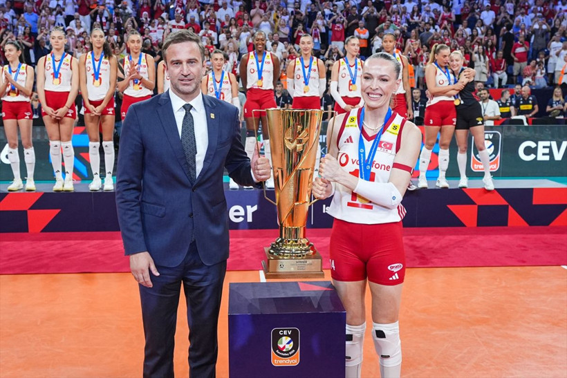 Türkiye-İtalya finalinden unutulmaz kareler! Filenin Sultanları Avrupa’yı bir kez daha fethetti - Resim: 27
