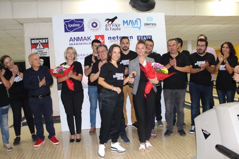 Kadına güç ve moral veren Bowling Turnuvası - Resim: 1