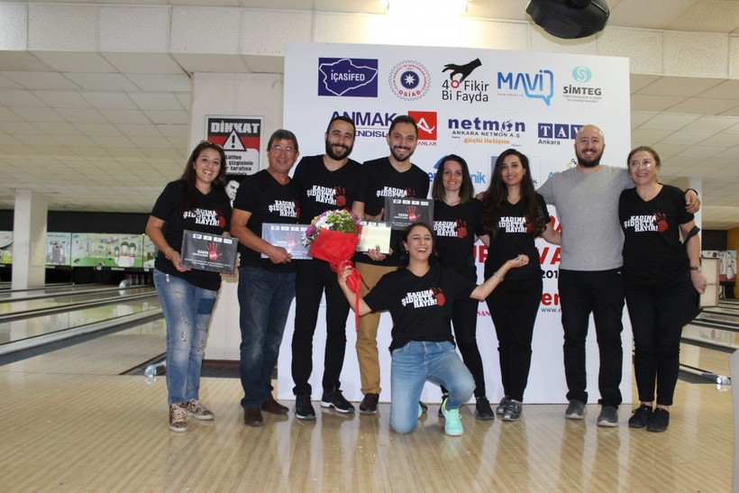 Kadına güç ve moral veren Bowling Turnuvası - Resim: 13