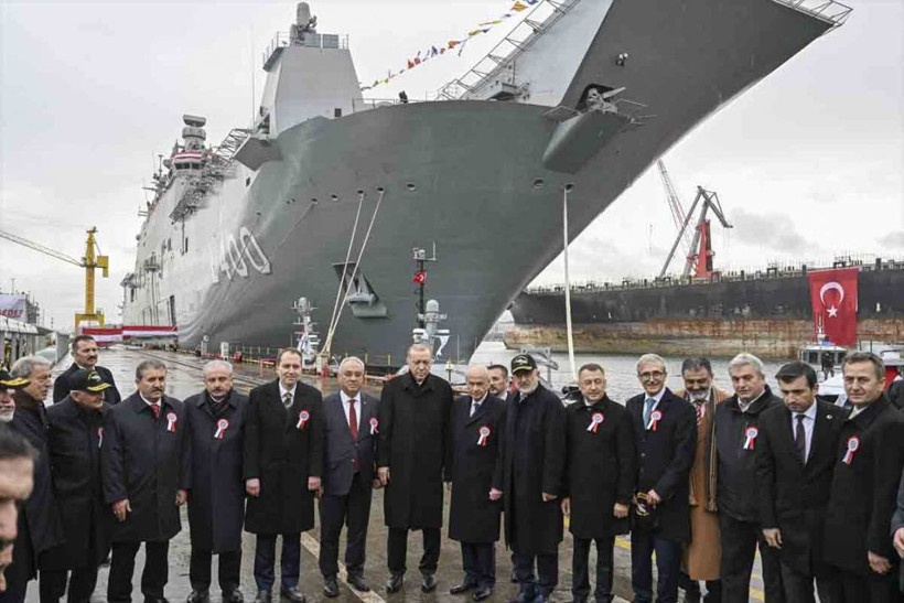Cumhurbaşkanı Erdoğan TCG Anadolu Gemisi Teslim Töreni'nde konuştu - Resim: 22