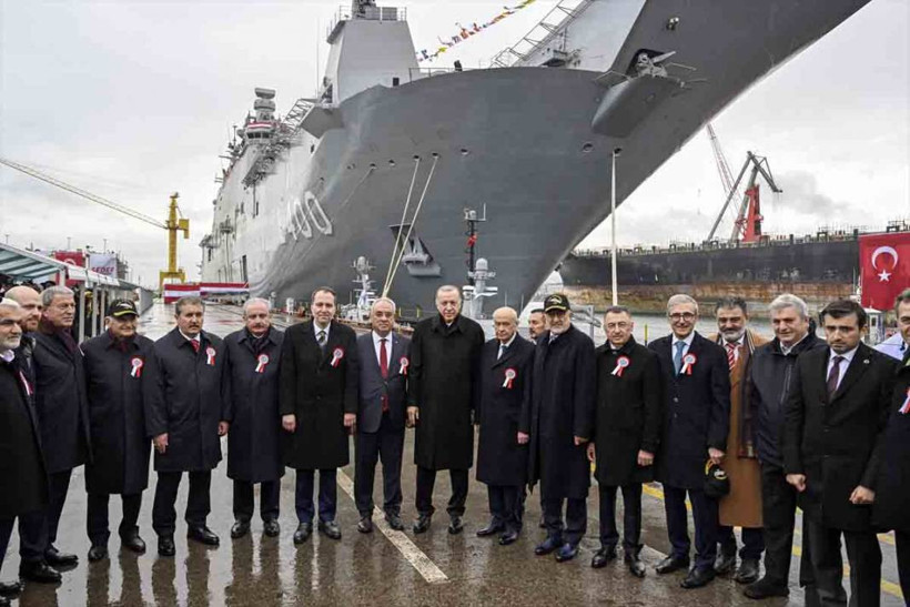 Cumhurbaşkanı Erdoğan TCG Anadolu Gemisi Teslim Töreni'nde konuştu - Resim: 23