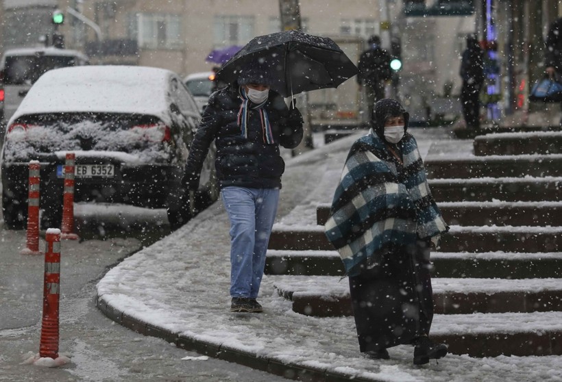 Ankara'da kar eşsiz kar manzaraları - Resim: 11